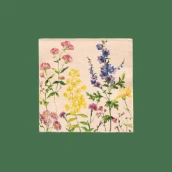 ECO FLORAL Paquete De 20 Servilletas Varios Colores