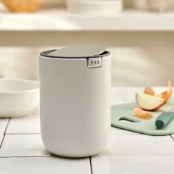 EKO Mini Cubo De Basura 1,5L Blanco