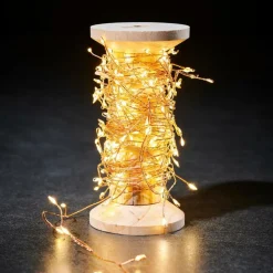 ELLI Guirnalda Con 200 Leds Cobrizo