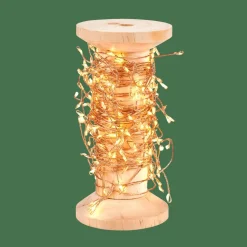 ELLI Guirnalda Con 200 Leds Cobrizo