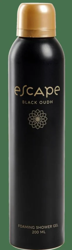 ESCAPE BLACK OUDH Espuma De Ducha En Botella Negro Negro