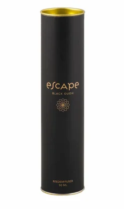 ESCAPE BLACK OUDH Velas Perfumadas Juego De 9 Negro