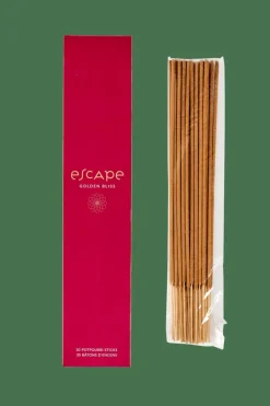 ESCAPE GOLDEN BLISS Incienso 30 Palillos Burdeos