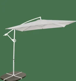 FIJI Parasol Colgante Sin Pie Gris Claro