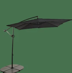 FIJI Parasol Colgante Sin Pie Negro