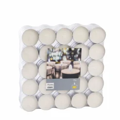 FLAME Velas Pequeñas Juego De 30 Blanco