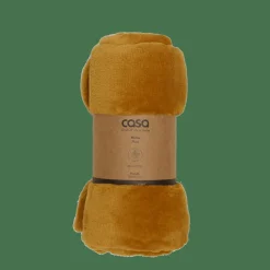 FLANELLA Manta Amarillo Oscuro
