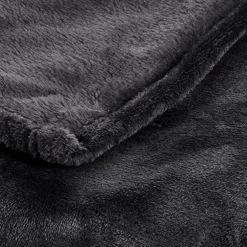 FLANELLA Manta Gris Oscuro