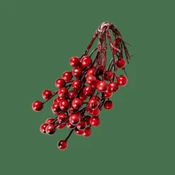 FOAM Bayas Decorativas Juego De 12 Rojo