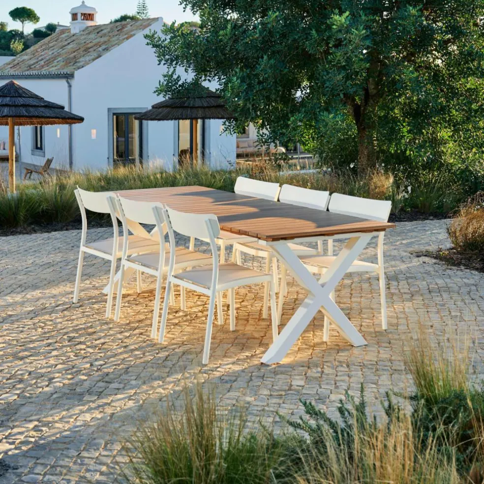 FORMAX & MAVAS Conjunto De Jardín Natural/blanco
