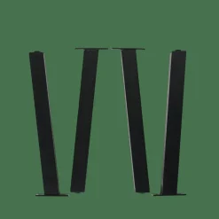 FORMAX Mesa De Jardín Con Patas Negro