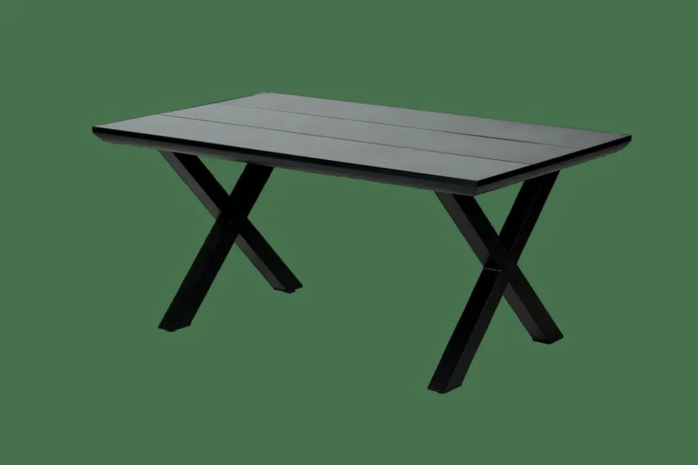 FORMAX Mesa De Jardín Con Patas En A Negro