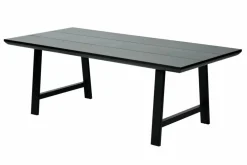 FORMAX Mesa De Jardín Con Patas En A Negro
