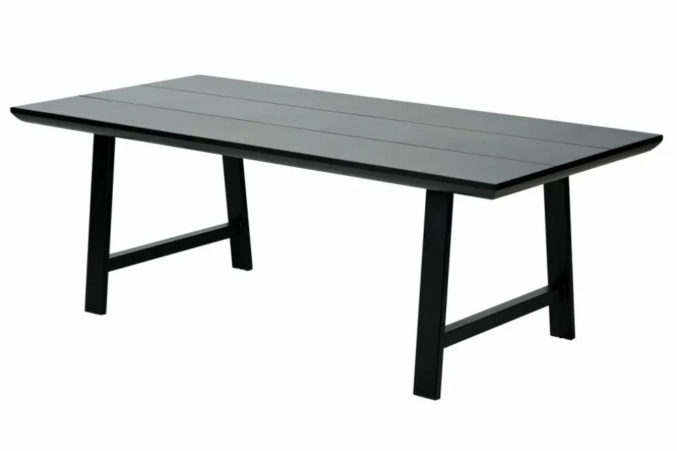 FORMAX Mesa De Jardín Con Patas En A Negro