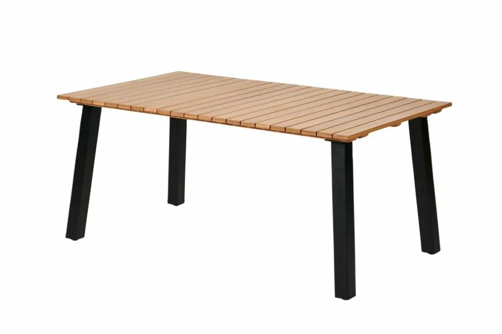 FORMAX Mesa De Jardín Con Patas Natural/negro
