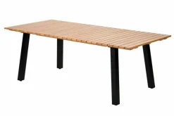FORMAX Mesa De Jardín Con Patas Natural/negro