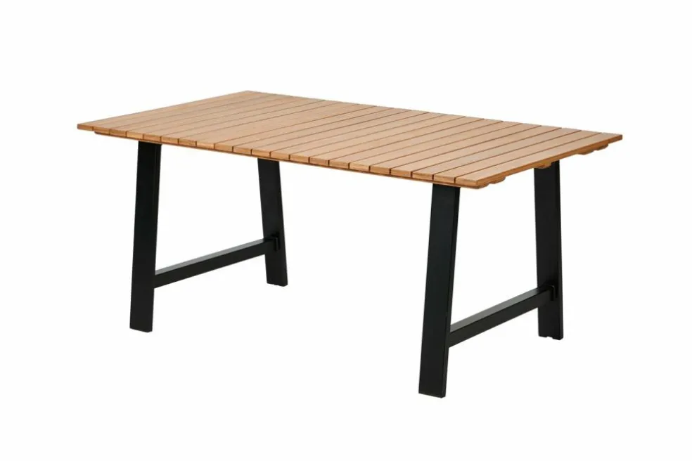 FORMAX Mesa De Jardín Con Patas En A Natural/negro