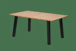 FORMAX Mesa De Jardín Con Patas En X Natural/blanco