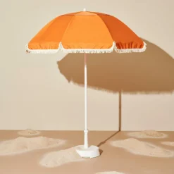 FRANJA Parasol Sin Pie De Sombrilla Naranja