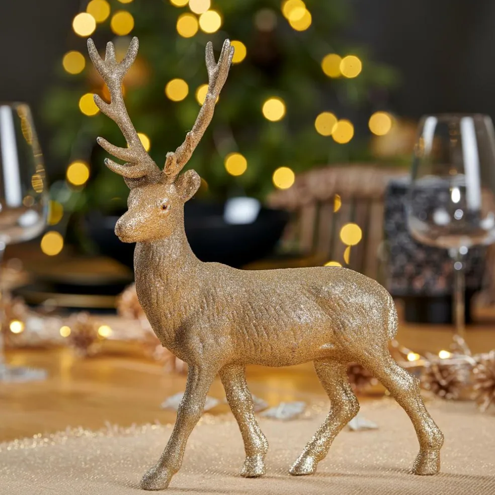GOLD DEER Decoración Dorado