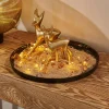 GOLDY Decorativa Ciervo Dorado