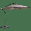 HAWAI Parasol Colgante Sin Pie Taupe