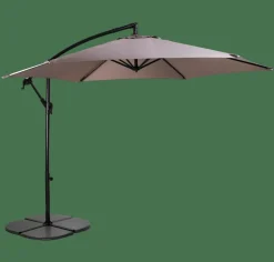 HAWAI Parasol Colgante Sin Pie Taupe