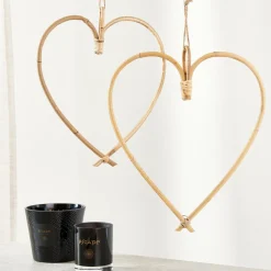 HEART Decoración Colgante Natural