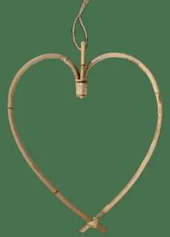 HEART Decoración Colgante Natural
