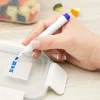 HOMEY CLIP Marcador De Tiza Para Fiambrera Azul