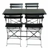 IMPERIAL Conjunto Bistro Rectangular Negro