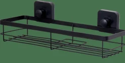 INDUSTRIA Cesta De Ducha Con Ventosas Negro