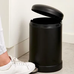 INDUSTRIA Cubo Con Pedal 5L Negro