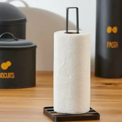 INDUSTRIA Soporte De Papel De Cocina Negro