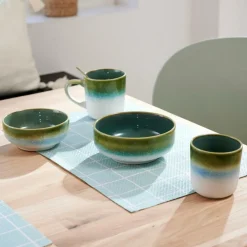JESSIE GREEN Taza Sin Asa Verde