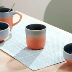 JESSIE ORANGE Taza Sin Asa Naranja