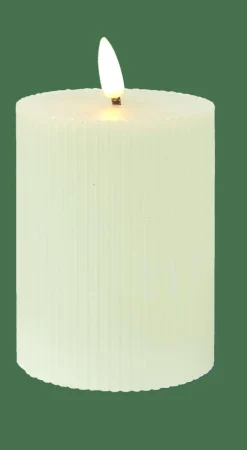 LED Vela Con Led Menta
