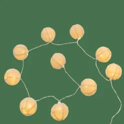 LYNN Guirnalda Bola 10 Leds Beis