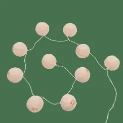 LYNN Guirnalda Bola 10 Leds Beis