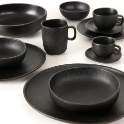 MAGMA Taza Y Plato 20 CL Negro