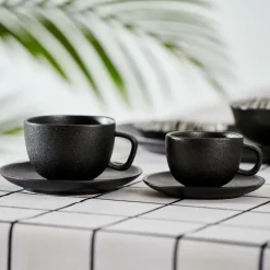 MAGMA Taza Y Plato 20 CL Negro