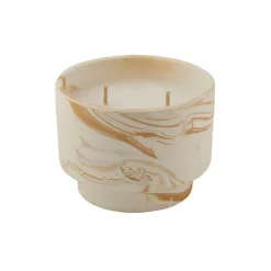 MARBLE Velas De Exterior Blanco, Naranja