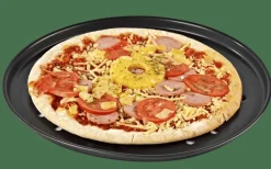 MARGARITHA Bandeja De Pizza Para El Horno Gris Oscuro