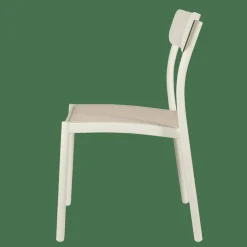 MAVAS Silla Apilable Blanco
