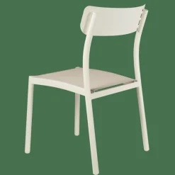 MAVAS Silla Apilable Blanco
