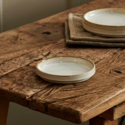 MINERAL MARBLE Plato Blanco