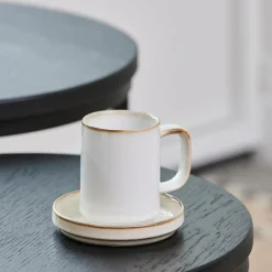 MINERAL MARBLE Taza Con Asa 30 CL Blanco