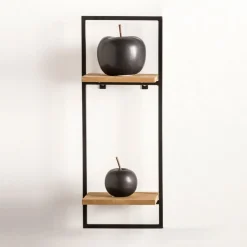 MIX&MATCH Estantería De Pared Negro, Natural