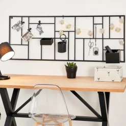 MODULAR Estantería De Pared Negro