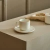 MOON Taza Y Plato 20 CL Blanco